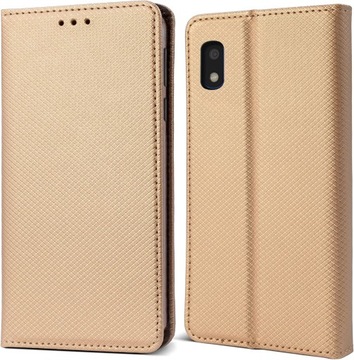 Etui Pokrowiec MAGNET do Samsung Galaxy A10 +Szkło