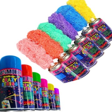 НАБОР ДЛЯ ДНЯ РОЖДЕНИЯ, КОНФЕТТИ-СПРЕЙ 