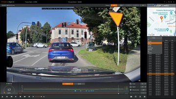 FineVu GX7000 Wi-Fi видеорегистратор/32 ГБ QHD+FHD IPS-экран GPS-камеры контроля скорости