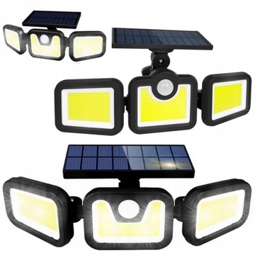 LAMPA SOLARNA LED CZUJNIK RUCHU ZMIERZCHU 86 LED
