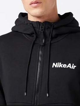 Bluza męska NIKE czarna sportowa wygodna rozpinana na zamek