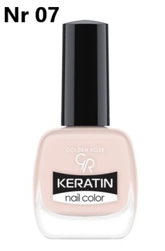 Lakier do paznokci keratyna Golden Rose Keratin 07