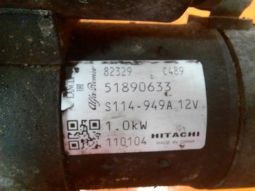 FIAT PUNTO 2 II FACELIFT 03-09 1,2MT 60KM STARTÉR S114949A 188A4000