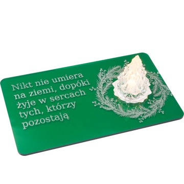 ZNICZ LED ZNICZ ŚWIĄTECZNY STATUETKA NA CMENTARZ