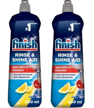 FINISH NABŁYSZCZACZ LEMON DO ZMYWAREK DUŻY 2x800ml