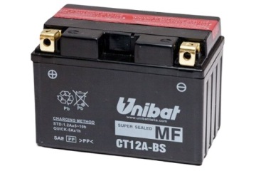 Akumulator Unibat CT12A-BS 10Ah 175A 12V L+