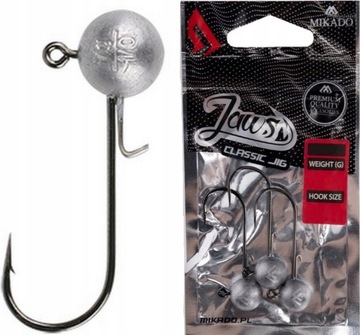 GŁÓWKI MIKADO JAWS CLASSIC JIG BN 15g 5/0 3szt