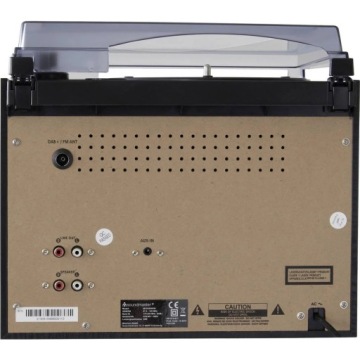 Стереосистема в стиле ретро, ​​проигрыватель пластинок, кассета CD MP3 DAB+FM