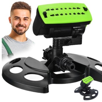 Регулируемый садовый спринклер для газона длиной до 12 м