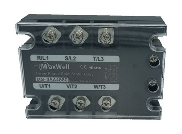 Przekaźnik stycznik półprzewodnikowy SSR 80A 3F AA