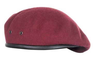 BERET Tłoczony SIŁ SPECJALNYCH z ORŁEM Bordowy 58