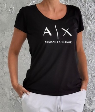 ARMANI bluzka czarna roz XL
