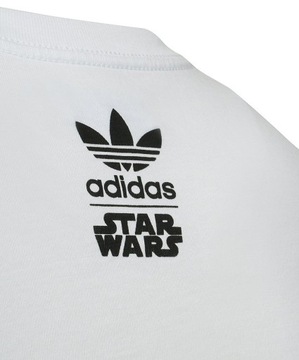 Adidas Originals biała koszulka t-shirt męski Star Wars bez metki M