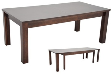 Duży stół rozkładany 100x200/440 do salonu ORZECH