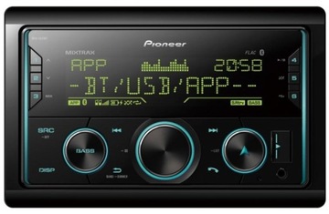 Pioneer MVH-S620BT Radio samochodowe 2DIN Bluetooth Color Mp3 Zielona Góra