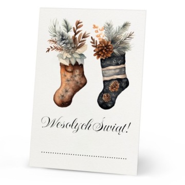 ПОДАРОЧНЫЕ ЭТИКЕТКИ праздники Новогодние бирки (10 шт.)