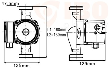 Циркуляционный насос IBO OHI 25-60/130