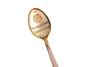 Łyżeczka do Nutelli. Prezent Personalizowany z Grawerem