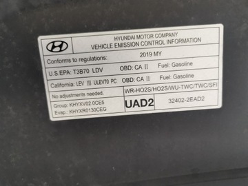 ELANTRA VI FACELIFT 19 USA Z KAPOTA