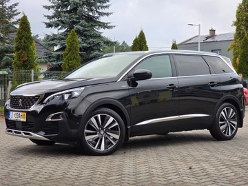 Peugeot 5008 II Crossover 1.5 BlueHDI 130KM 2019 Peugeot 5008 GT LINE, Zadbany, alufelgi, nawigacja, BOGATA WERSJA, automat