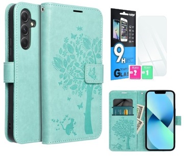 Etui do Samsung Galaxy A54 5G | PORTFEL + SZKŁO