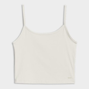 T-SHIRT DAMSAKI 4F KOSZULKA CROP-TOP SLIM M F127 SS25