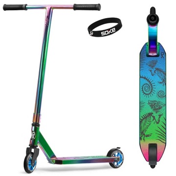 HULAJNOGA WYCZYNOWA SOKE PRO STREET NEOCHROME SOLIDNA I STABILNA