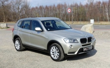 BMW X3 F25 SUV 2.0 20d 184KM 2011 BMW X3 2.0d 184KM xDrive 4x4 Automat Niski przebieg Zero korozji Stan BDB