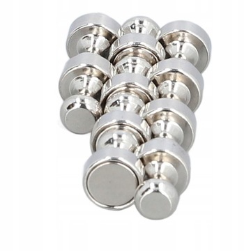 10 szt. Magnesy na lodówkę mocny metal do tablicy na lodówkę biuro w KT