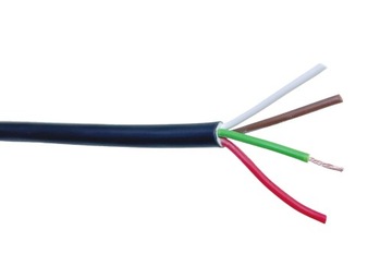 Przewód 4x0,5mm2 YLYs 24 V 1m.