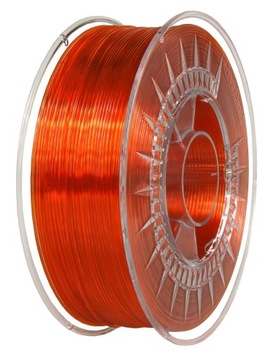 Filament Devil Design PETG Bright Orange Transparent Pomarańczowy 1,75 1kg