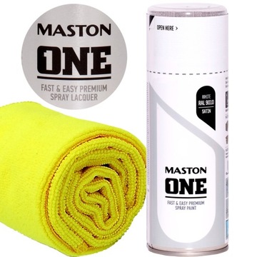 Lakier Farba Biały - Maston One 400ml - Półpołysk