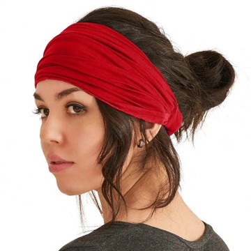 Sports Yoga Headbands For Women Men Solid Wide Cotton Lightweight Japanese