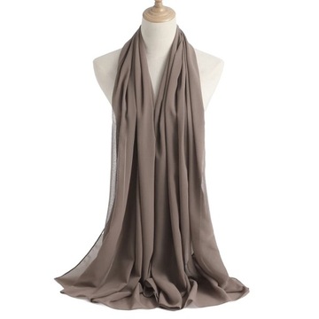 Chiffon Scarf Women Turban Muslim Hijab Foulard