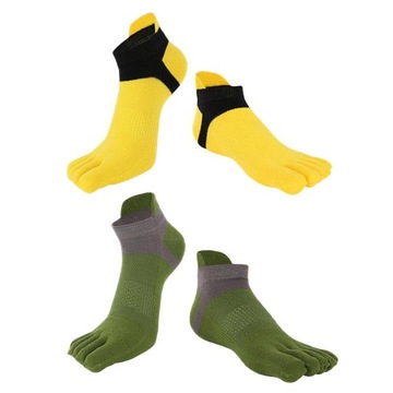 4x Soft Five Toe Socks Mesh Athletic Running Yoga