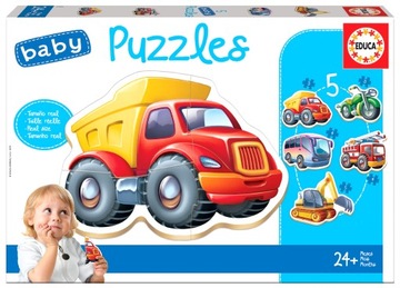 Educa Puzzle 3-5 el Pojazdy