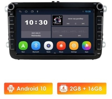 Radio Android 10 Volkswagen Golf Passat GPS vw B6