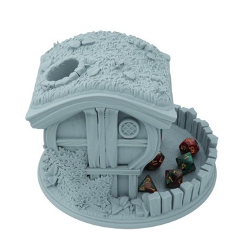 Green Hill - башня для игры в кости - GreenHill Dice Tower Светло-серый