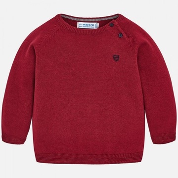 SWETER BAWEŁNA 309 MAYORAL KOLOR: bordowy roz.80cm