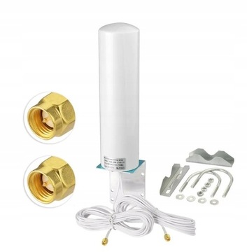 ANTENA ZEWNĘTRZNA 3G/4G LTE DUAL SMA 2x5m ROUTER B311 B315 B525 B535