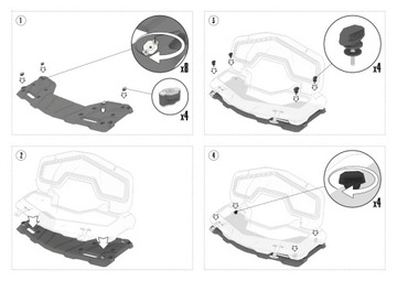 Передний корпус Tesseract CF Moto Cforce 800 1000 EPS G3 010_178