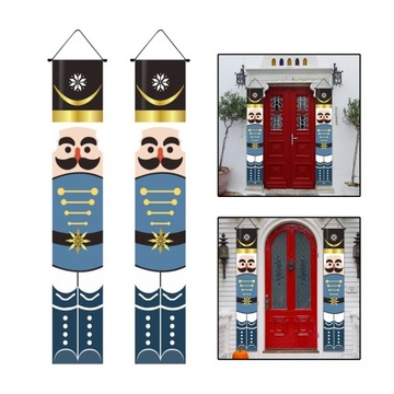 Рождественский декоративный баннер 