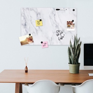 МАГНИТНАЯ МЕЛОВАЯ ДОСКА МРАМОРНЫЙ ПЛАНЕР 60x40СМ