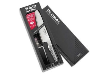 Zestaw Starter noż Szefa Kuchni G-2 ostrzałka MinoSharp Global