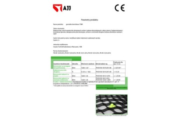 Ячеистая георешетка Геосетка Геосетка 7,5см 75МК AJJ_pl