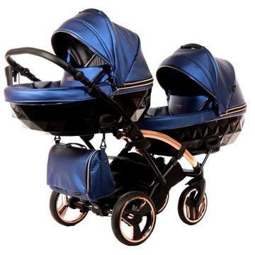 wózek bliźniak 3w1 Junama Fluo Duo Slim V2 01