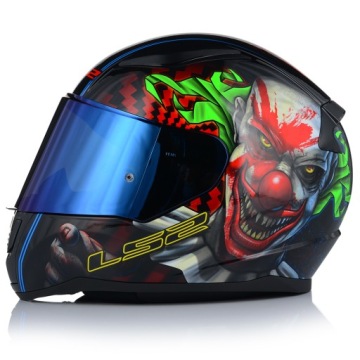МОТОЦИКЛЬНЫЙ ШЛЕМ LS2 FF353 RAPID II JOKER HAPPY DREAMS + СИНИЙ ВЕТРОВОЙ СТЕКЛО
