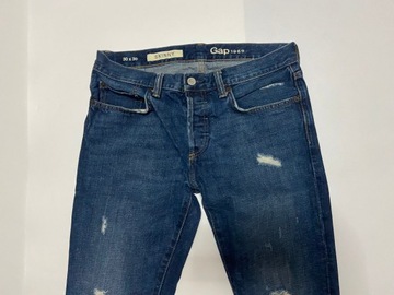 GAP SKINNY MODNE MĘSKIE SPODNIE JEANSY ROZM W30 L30