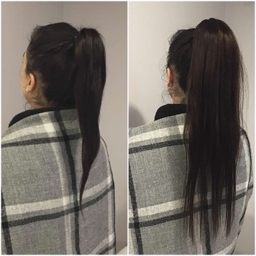 НАСАДКА NATURAL PONY, хвост, 60 см, НАСАДКА PONY