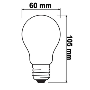 LED FILAMENT E27 5W CCT SMART WiFi TUYA лампа